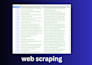 web scraping or data scraping or scrape or data collection or data entry